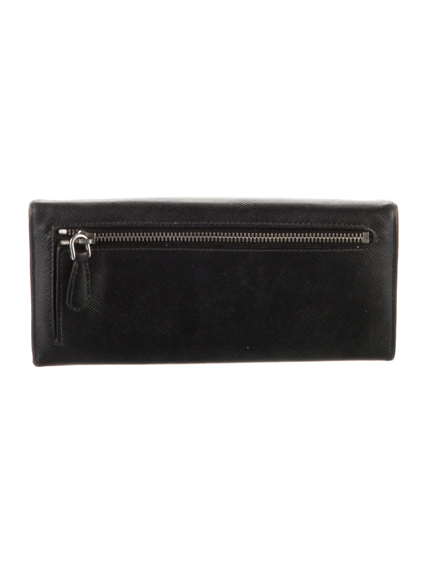 Prada Leather Continental Wallet