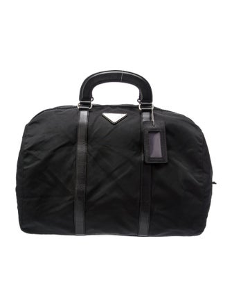 Prada Enameled Metal Triangle Briefcase Vintage