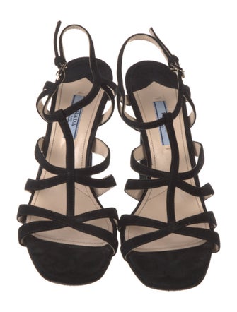Prada Suede Gladiator Sandals