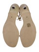 Prada Canvas T-Strap Sandals