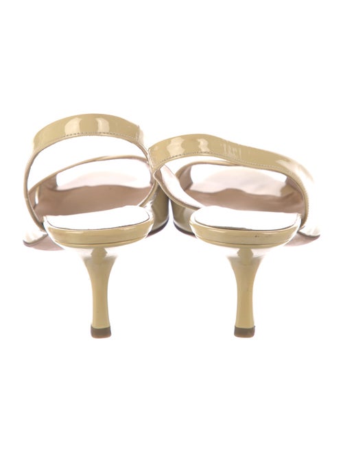 Prada Patent Leather Slingback Sandals