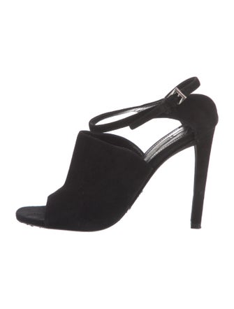 Prada Suede Slingback Sandals