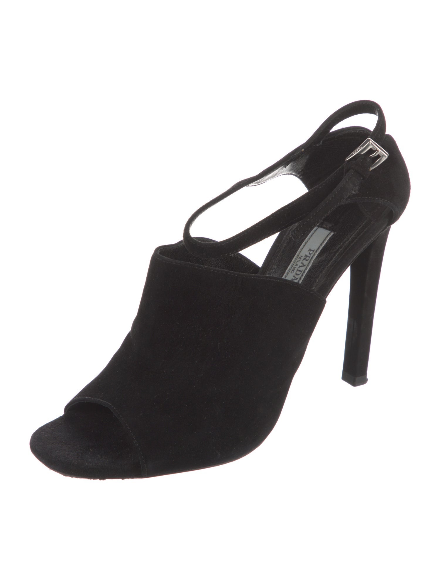 Prada Suede Slingback Sandals