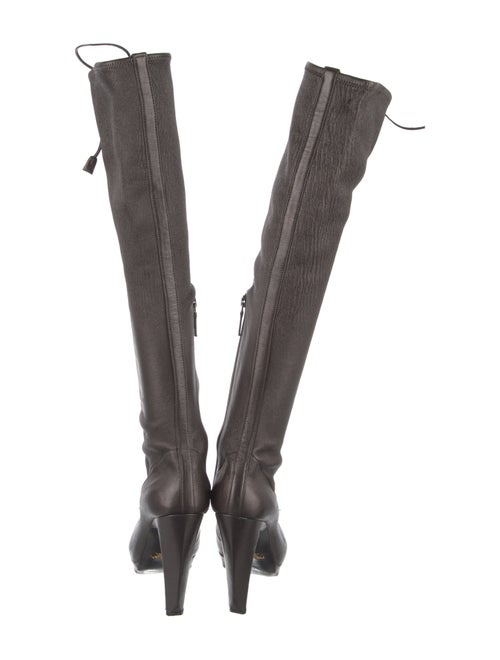 Prada Leather Lace-Up Boots