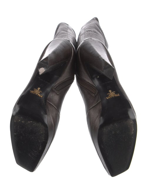 Prada Leather Lace-Up Boots
