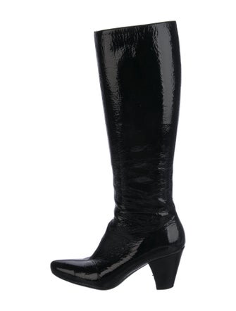Prada Patent Leather Riding Boots