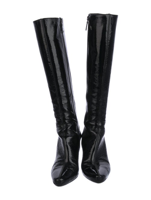 Prada Patent Leather Riding Boots
