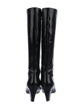 Prada Patent Leather Riding Boots
