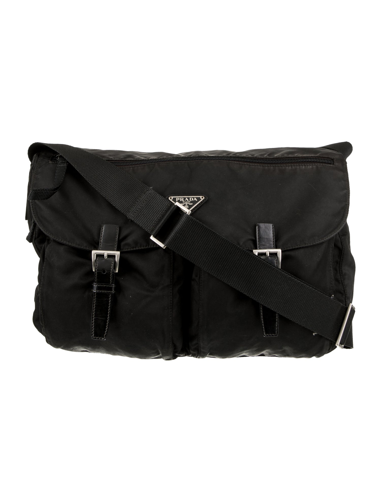 Prada Tessuto Nylon Messenger Bag