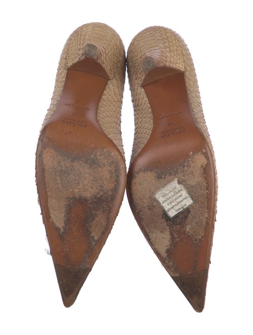 Prada Python Animal Print Pumps