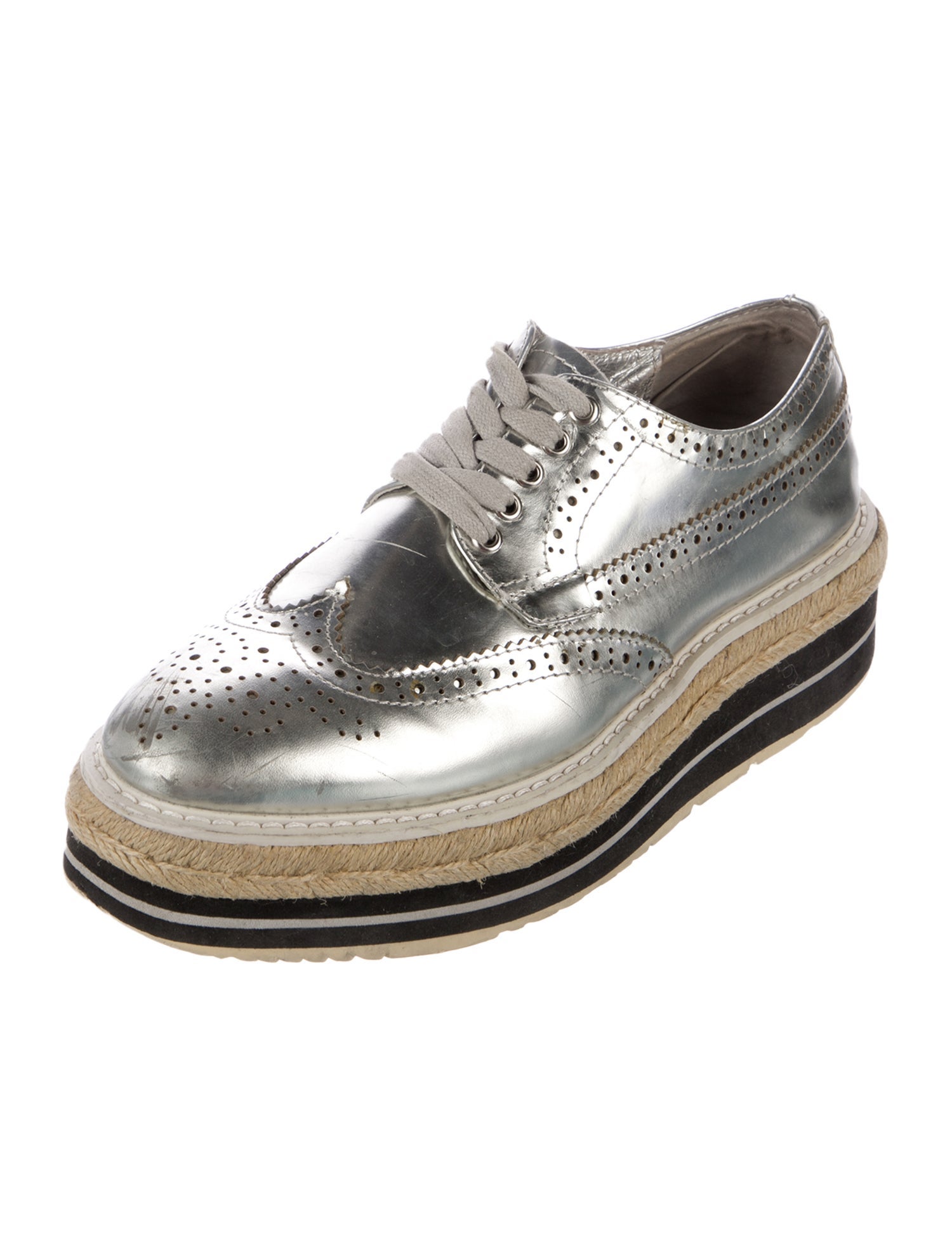 Prada Patent Leather Oxfords