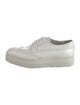 Prada Leather Lasercut Accents Oxfords