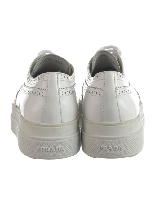 Prada Leather Lasercut Accents Oxfords