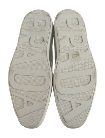 Prada Leather Lasercut Accents Oxfords