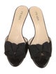 Prada Patent Leather Bow Accents Slides