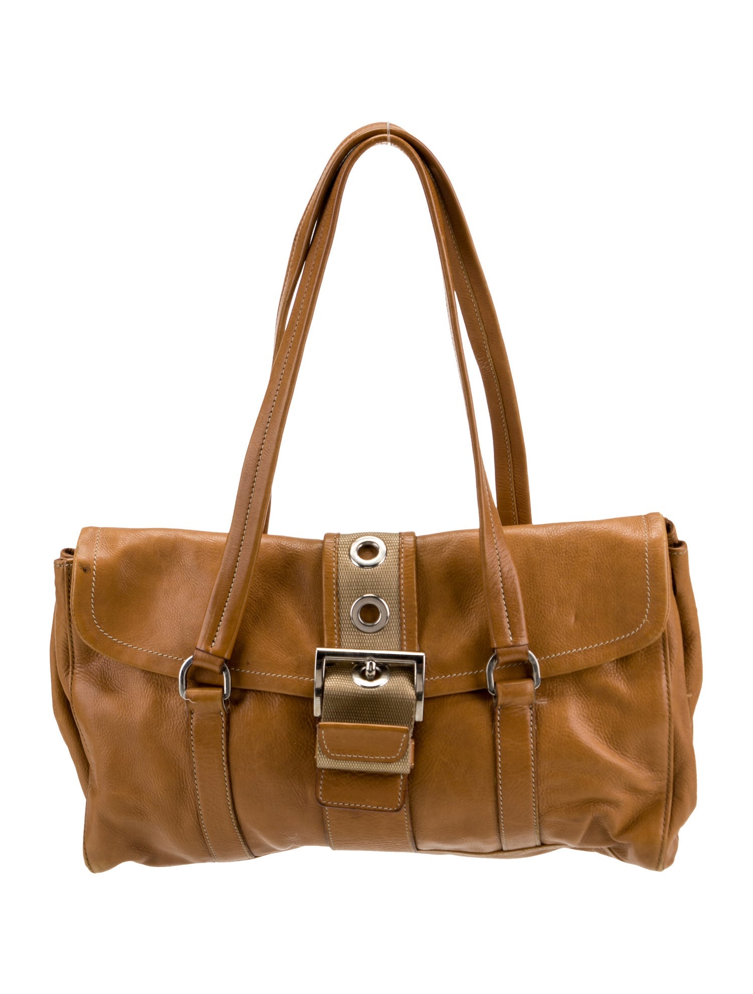 【PRADA】25最新作★Darling スエード ハンドバッグ Prada Darling ハンドバッグ M | ブラウン | FARFETCH JP