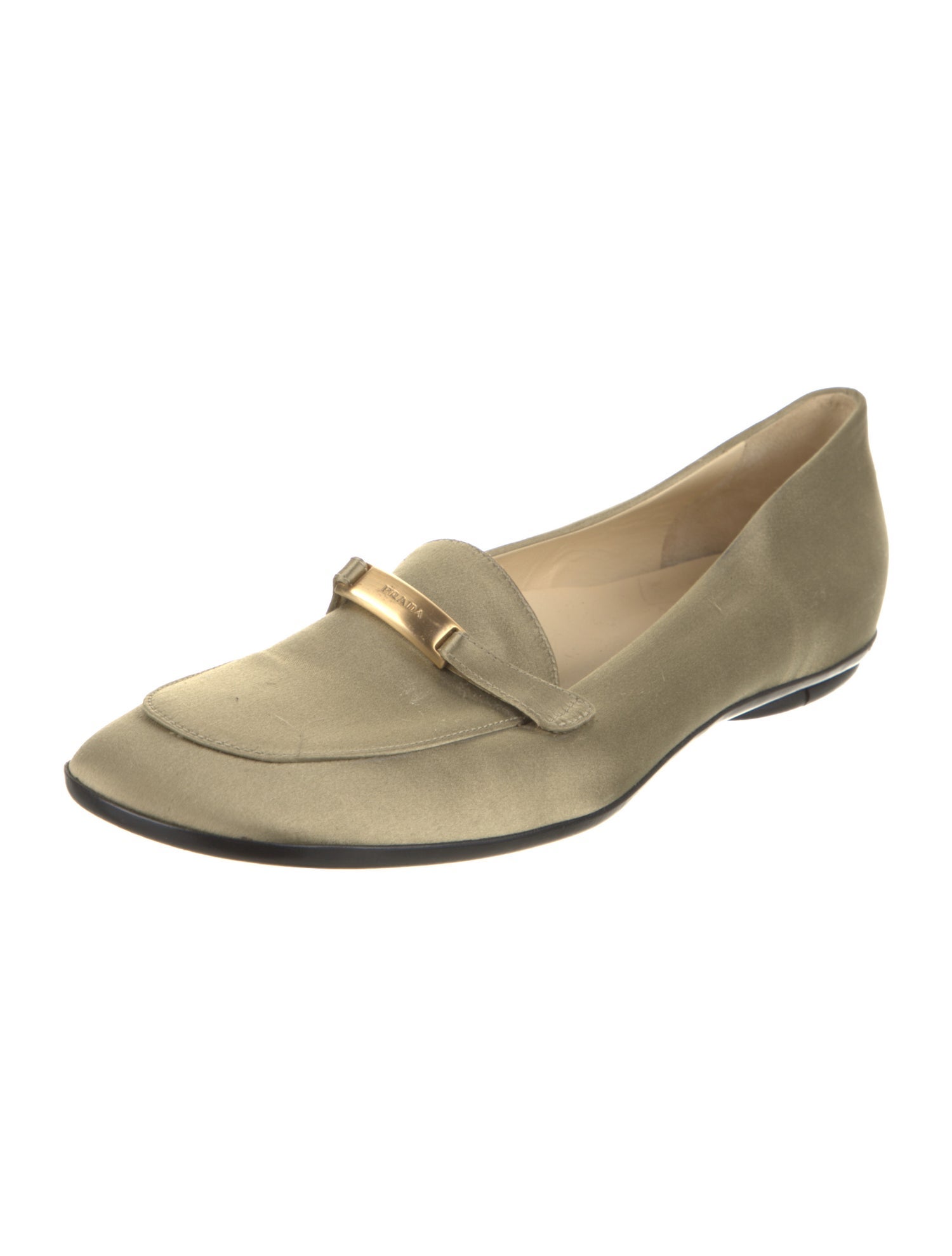 Prada Satin Loafers