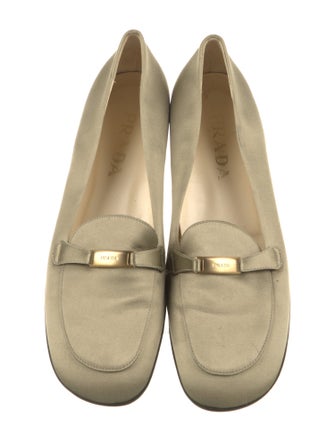 Prada Satin Loafers