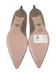 Prada Suede Scalloped Accent Pumps