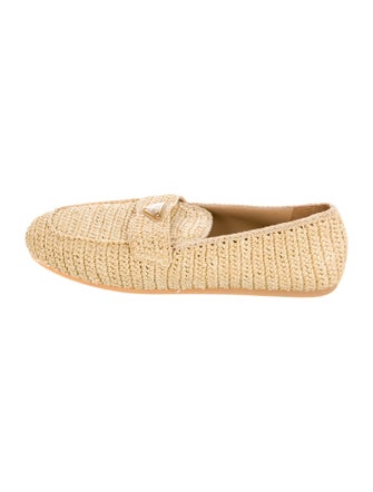 Prada Straw Espadrilles