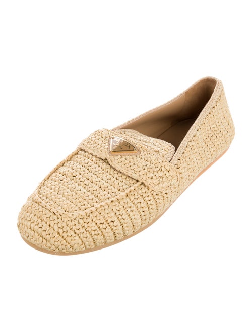 Prada Straw Espadrilles