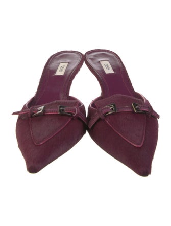 Prada Ponyhair Mules