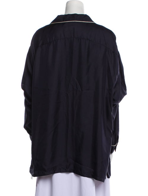 Prada 2022 Enameled Metal Triangle Pajama Top