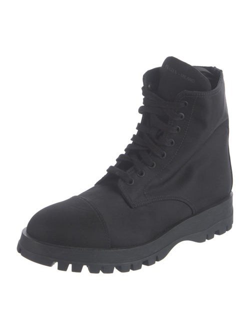 Prada Nylon Combat Boots