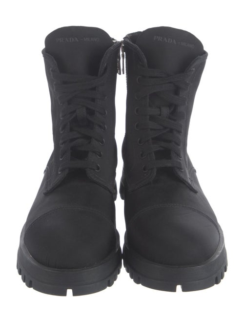 Prada Nylon Combat Boots