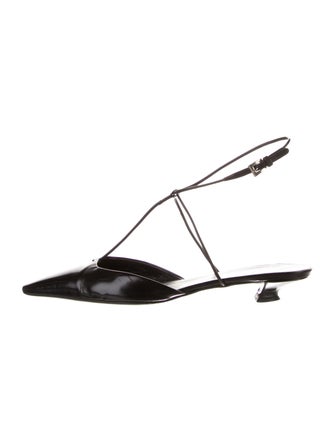 Prada Leather T-Strap Pumps