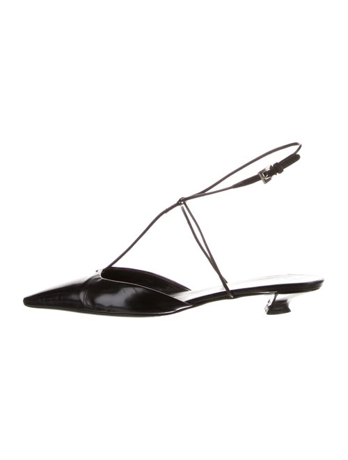 Prada Leather T-Strap Pumps