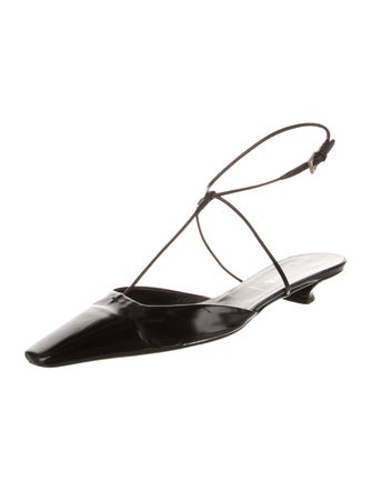 Prada Leather T-Strap Pumps