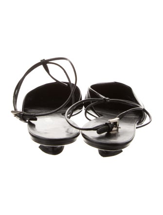 Prada Leather T-Strap Pumps