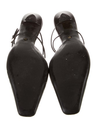 Prada Leather T-Strap Pumps