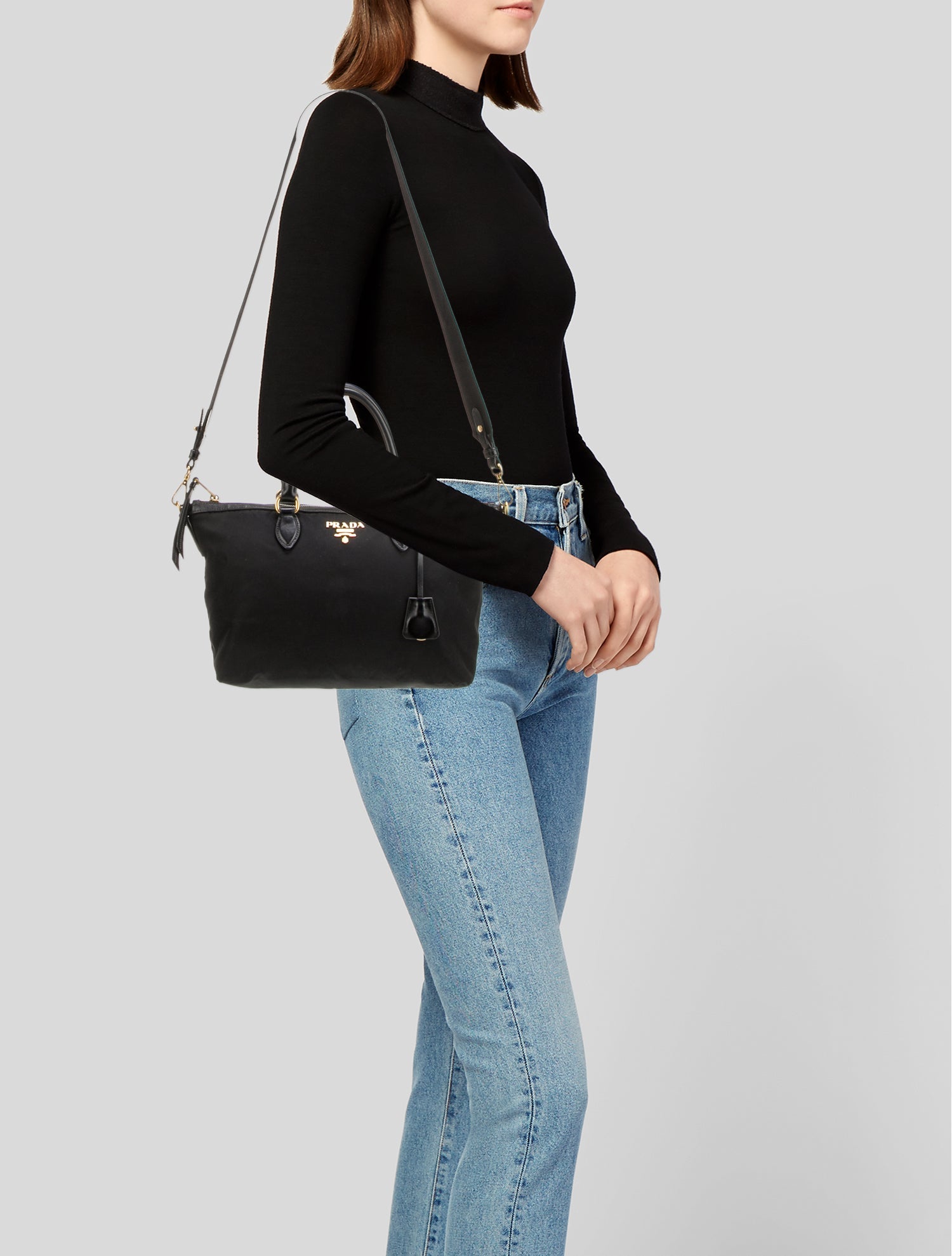 Prada Tessuto Nylon Top Handle Bag