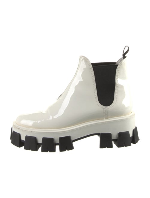 Prada Patent Leather Combat Boots