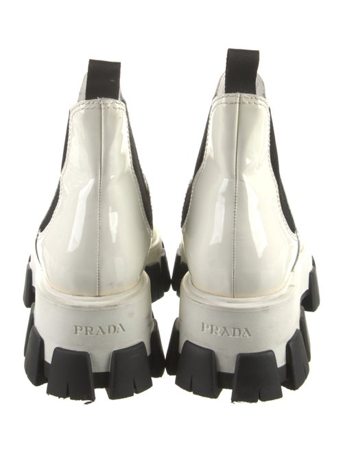 Prada Patent Leather Combat Boots