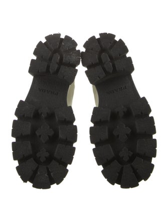 Prada Patent Leather Combat Boots