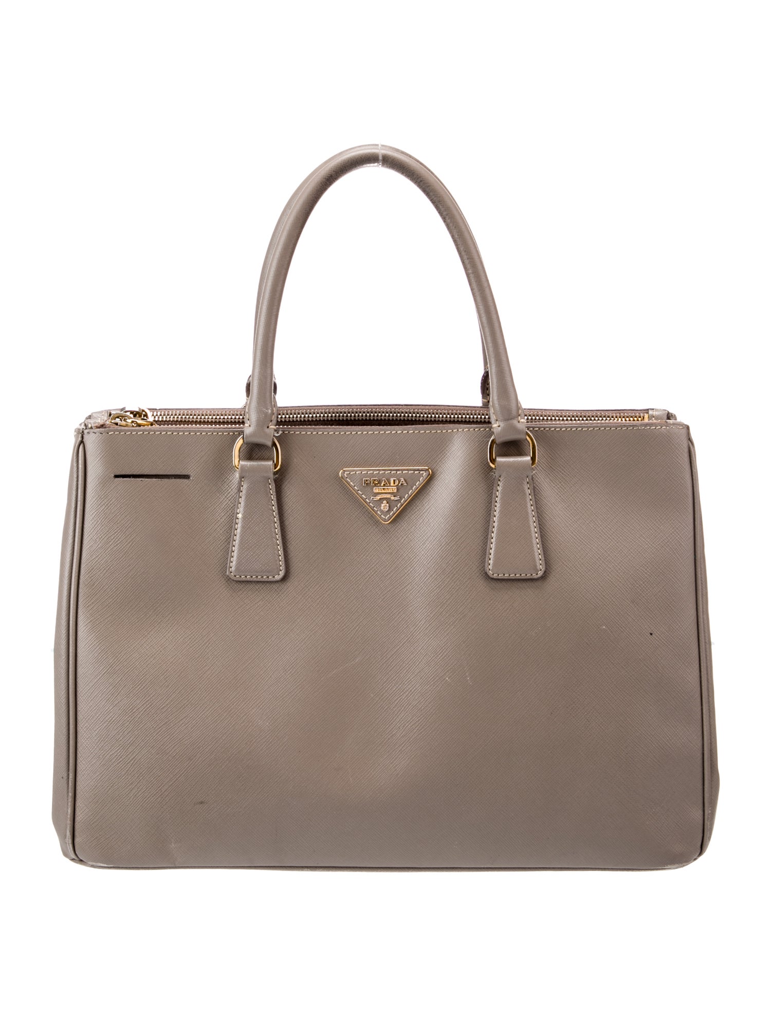 Prada Saffiano Leather Galleria Double Zip Medium