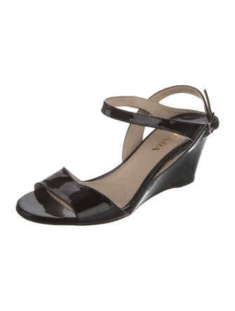 Prada Patent Leather Sandals