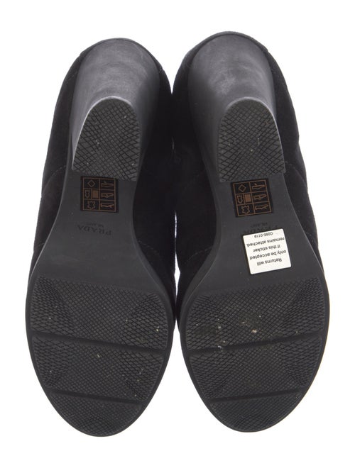 Prada Sport Suede Lace-Up Boots