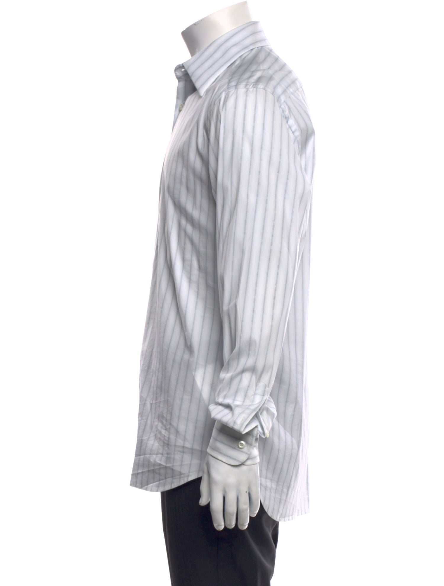 Prada 2000's Striped Dress Shirt