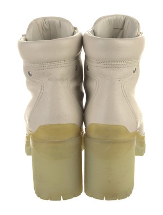 Prada Leather Combat Boots