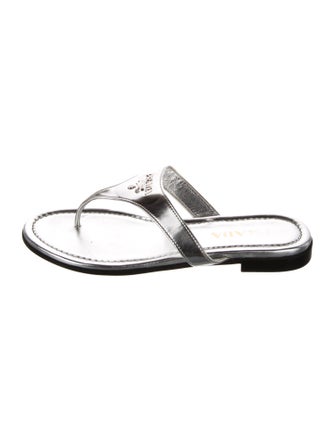 Prada Patent Leather Slides