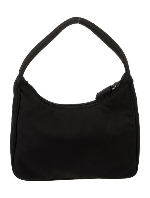 Prada Enameled Metal Triangle Hobo