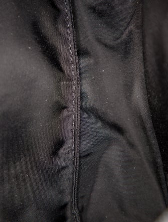 Prada Enameled Metal Triangle Hobo