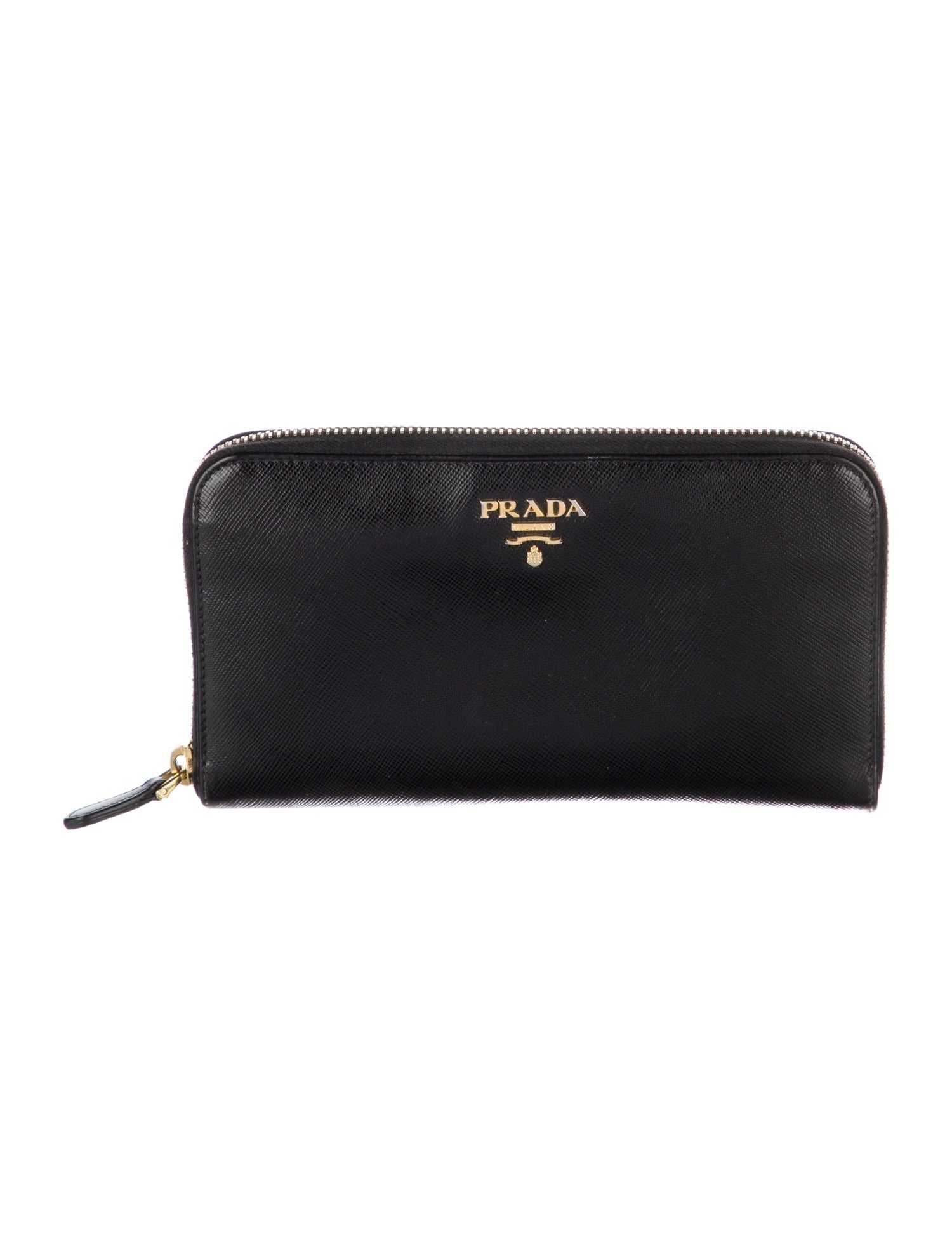 Prada Saffiano Metal Leather Continental Wallet