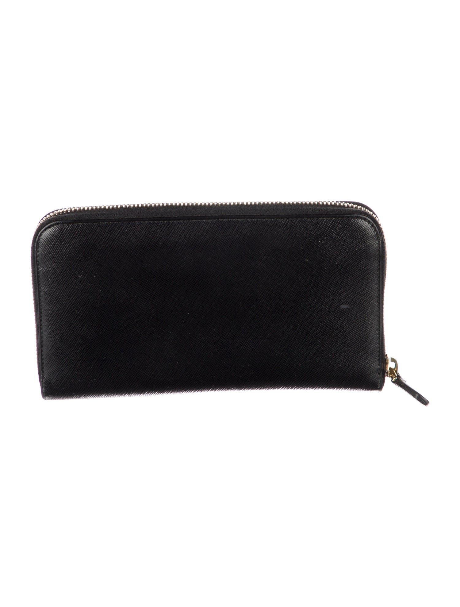 Prada Saffiano Metal Leather Continental Wallet