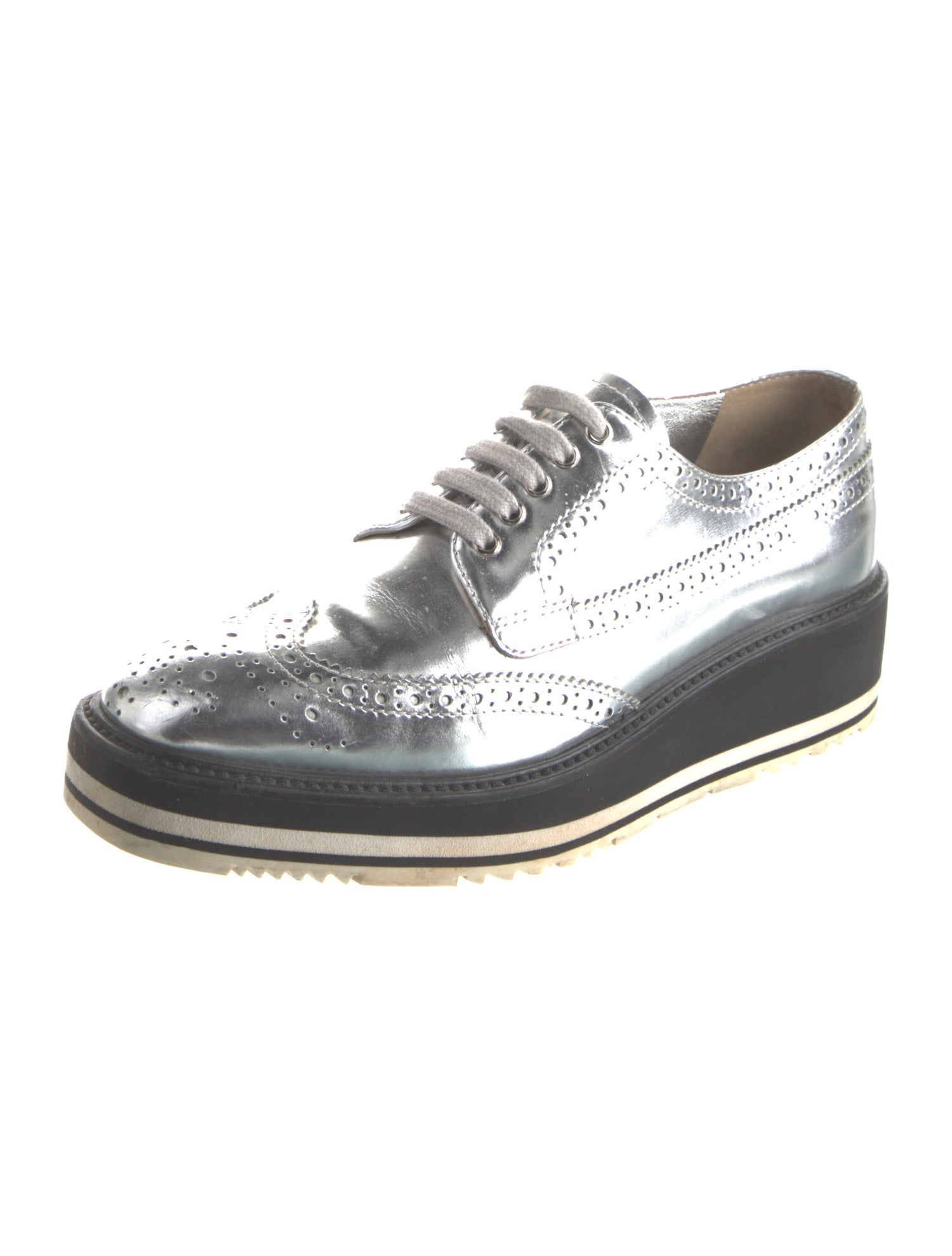 Prada Leather Oxfords