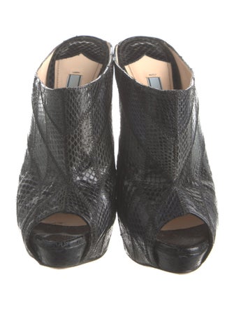 Prada Snakeskin Slides